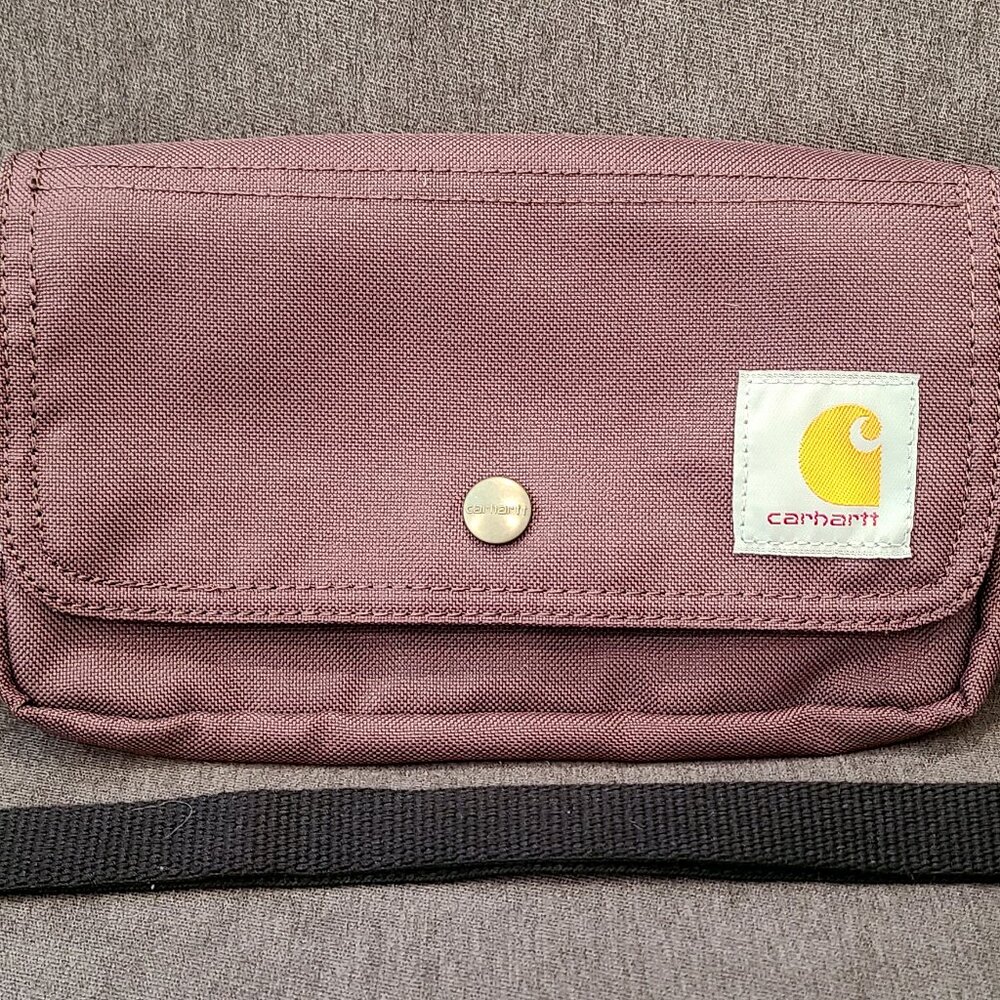 Burgundy Purple Mini Carhartt Belt Bag